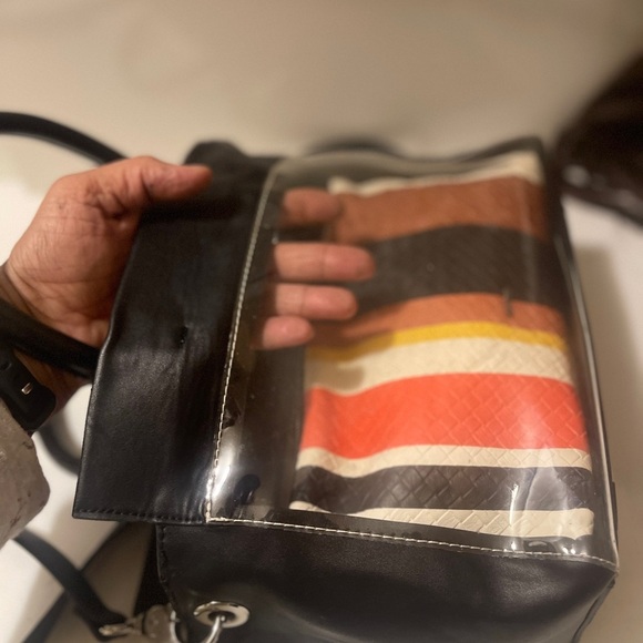 PARFOIS 2018-19FW Bags in great conditions double bag clear and striped - Picture 11 of 16